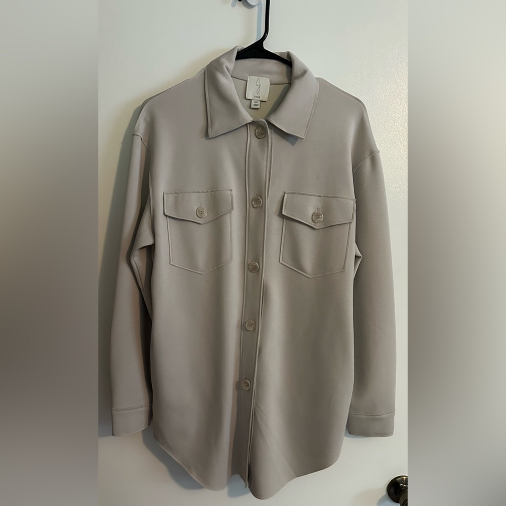 Joie. Shacket. Heavy Dri Fit Like Material.